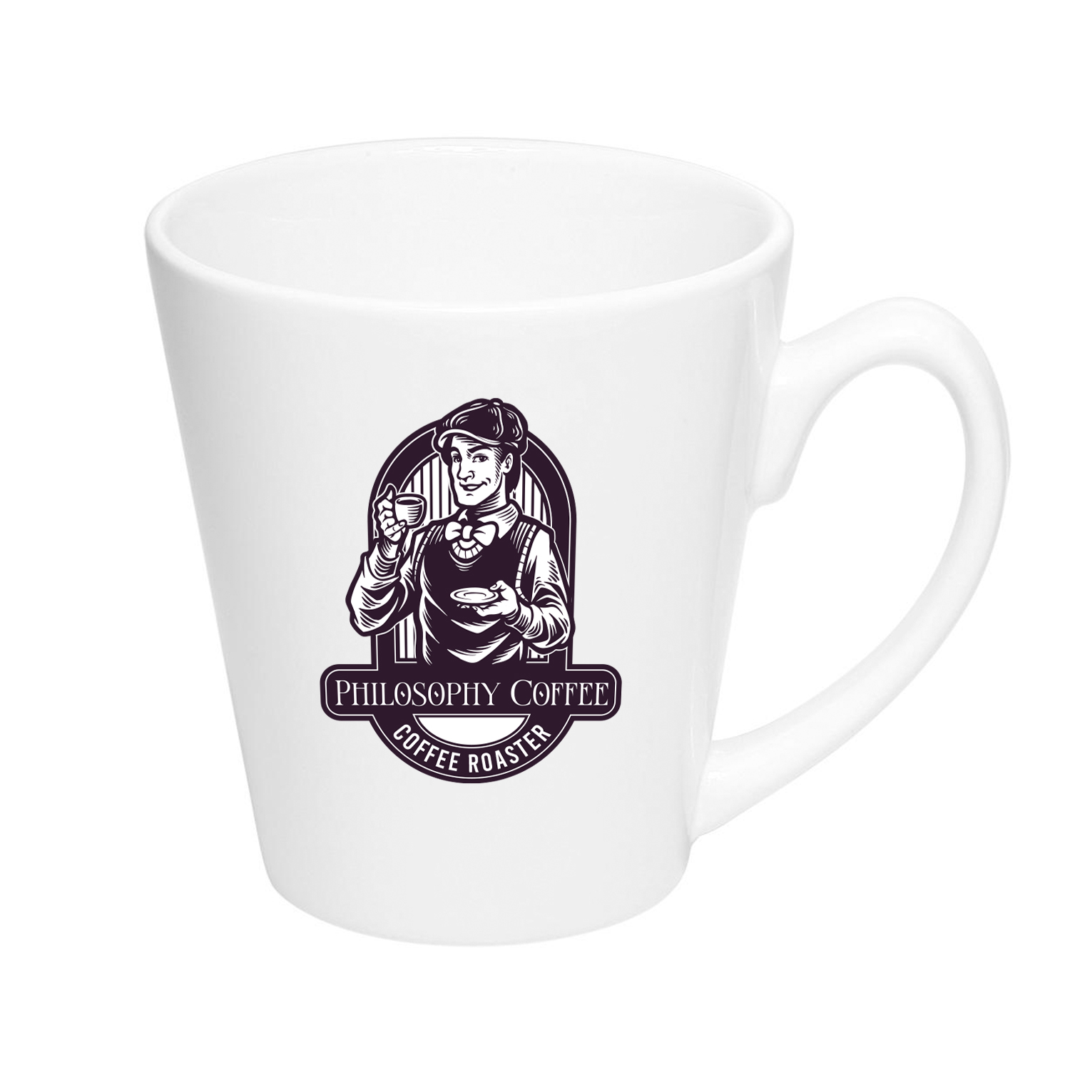 12 oz. Ceramic Lotta Latte Mug (2 Color Imprint) 10