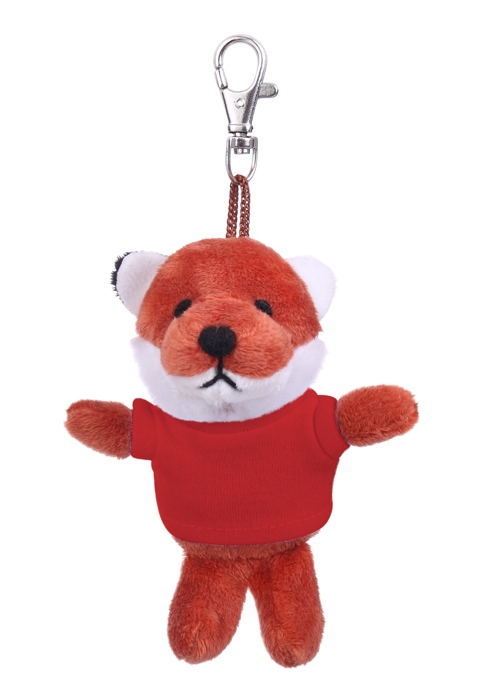Soft Plush Fox Keychain with Tee 17