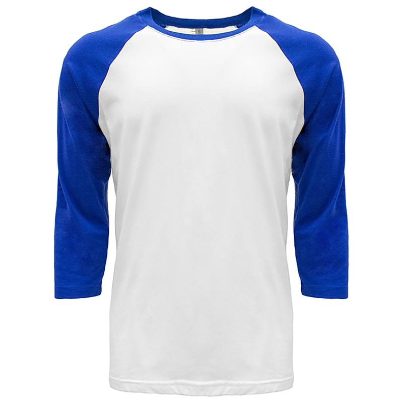 Next Level Apparel Unisex CVC 3/4 Sleeve Raglan Baseball T-Shirt 9