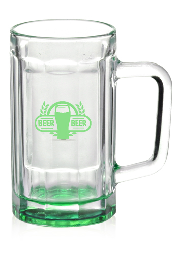 15 oz. Sports Fan Glass Beer Mugs 19