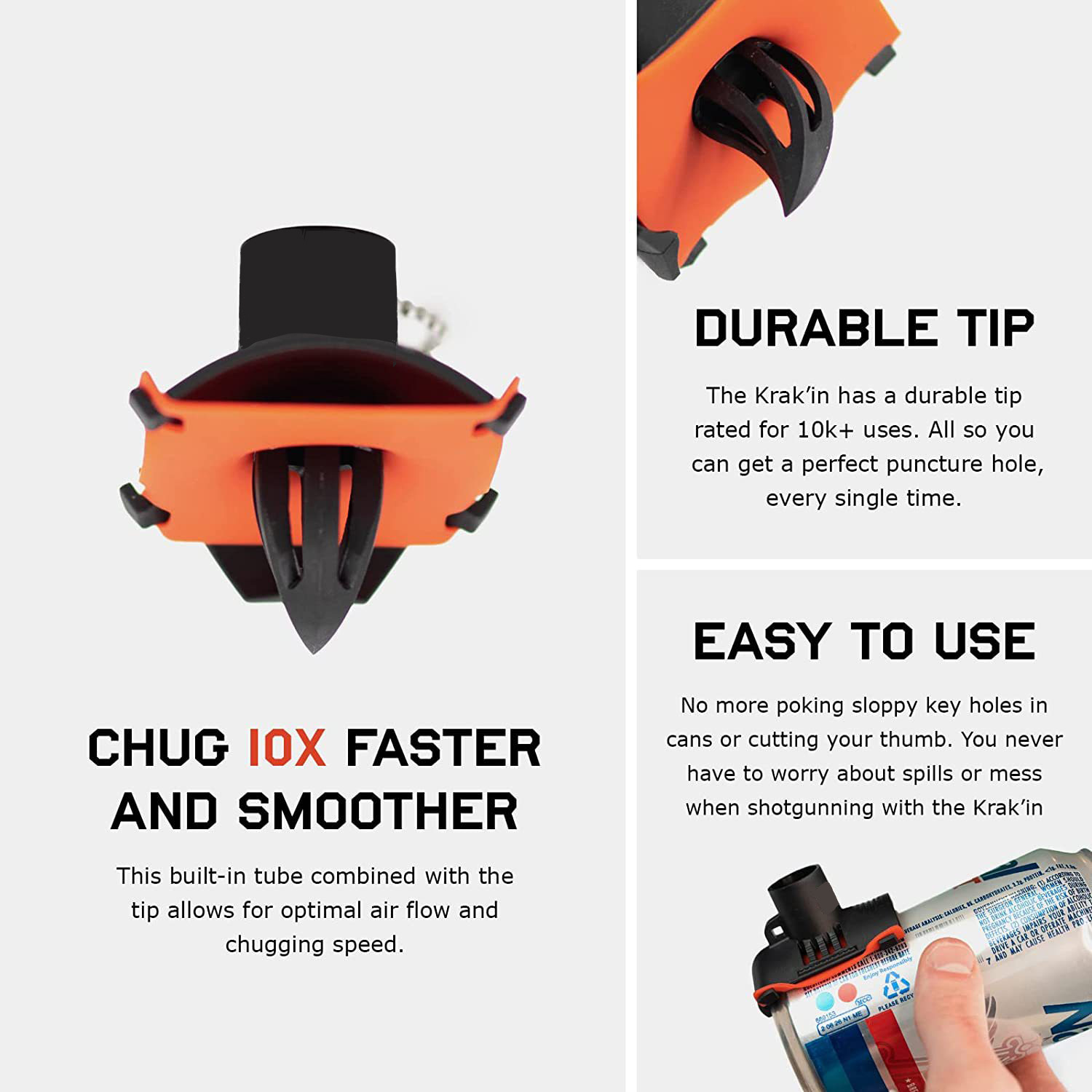 Portable hole opener w/ keychain 5