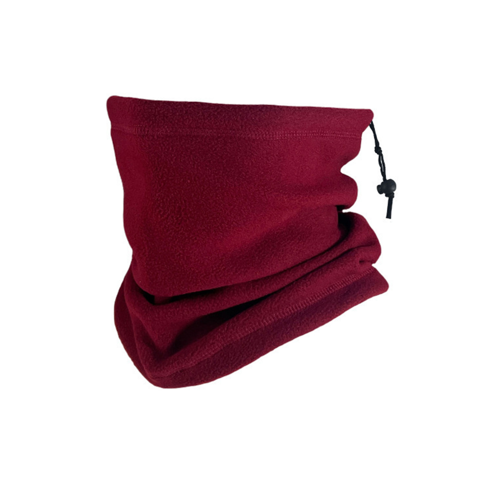 MOQ50 Winter Neck Warmer Face Ski Mask with Drawstring, custom jacket with logo imprint 5