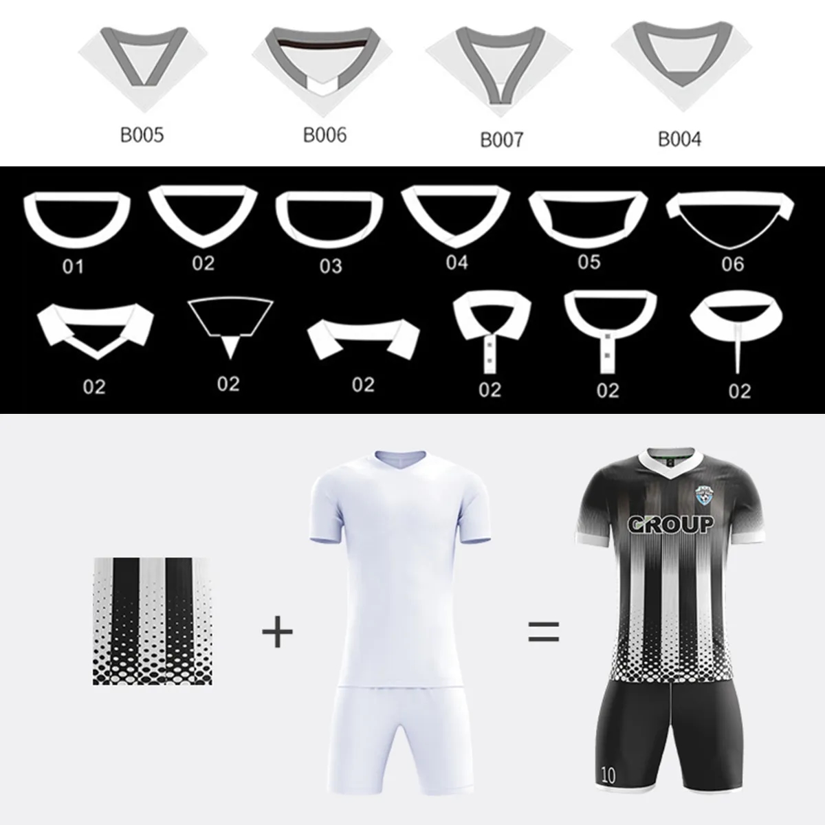 Customize Soccer Team Uniform with Any Name Number Logo 6