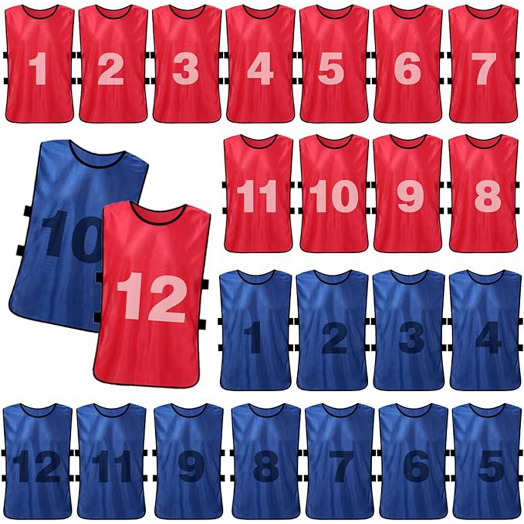 Team Soccer Pinnies Vests 1