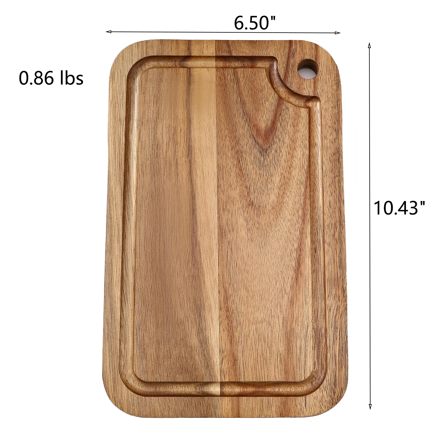 Eco-friendly Natural Acacia Wood Slot Cutting Board 14