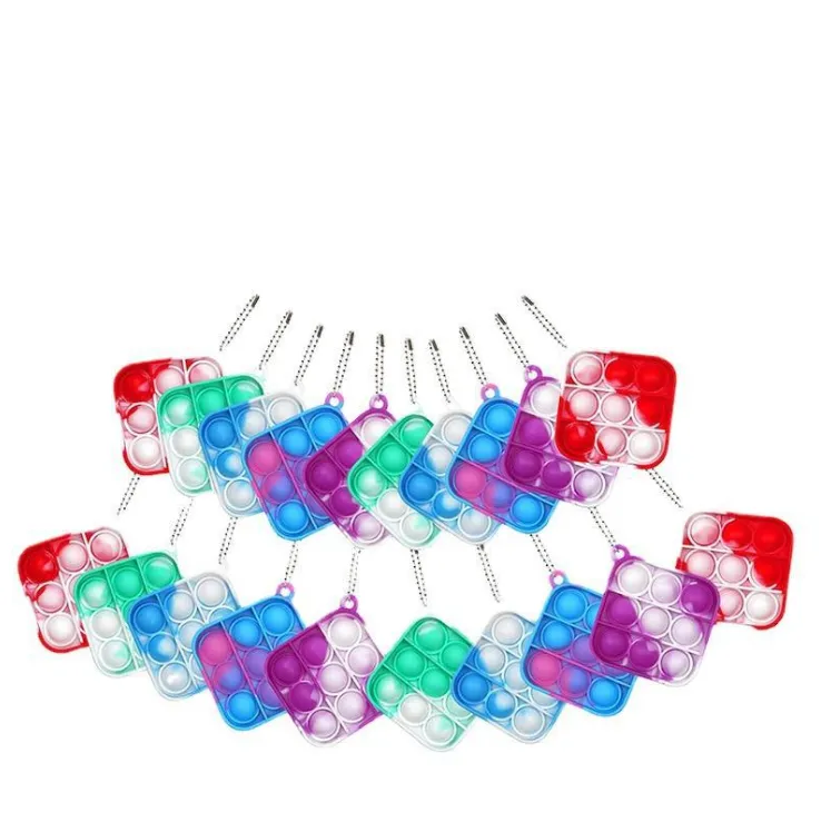 Push Bubble Fidget Sensory Toy With Buckle 4