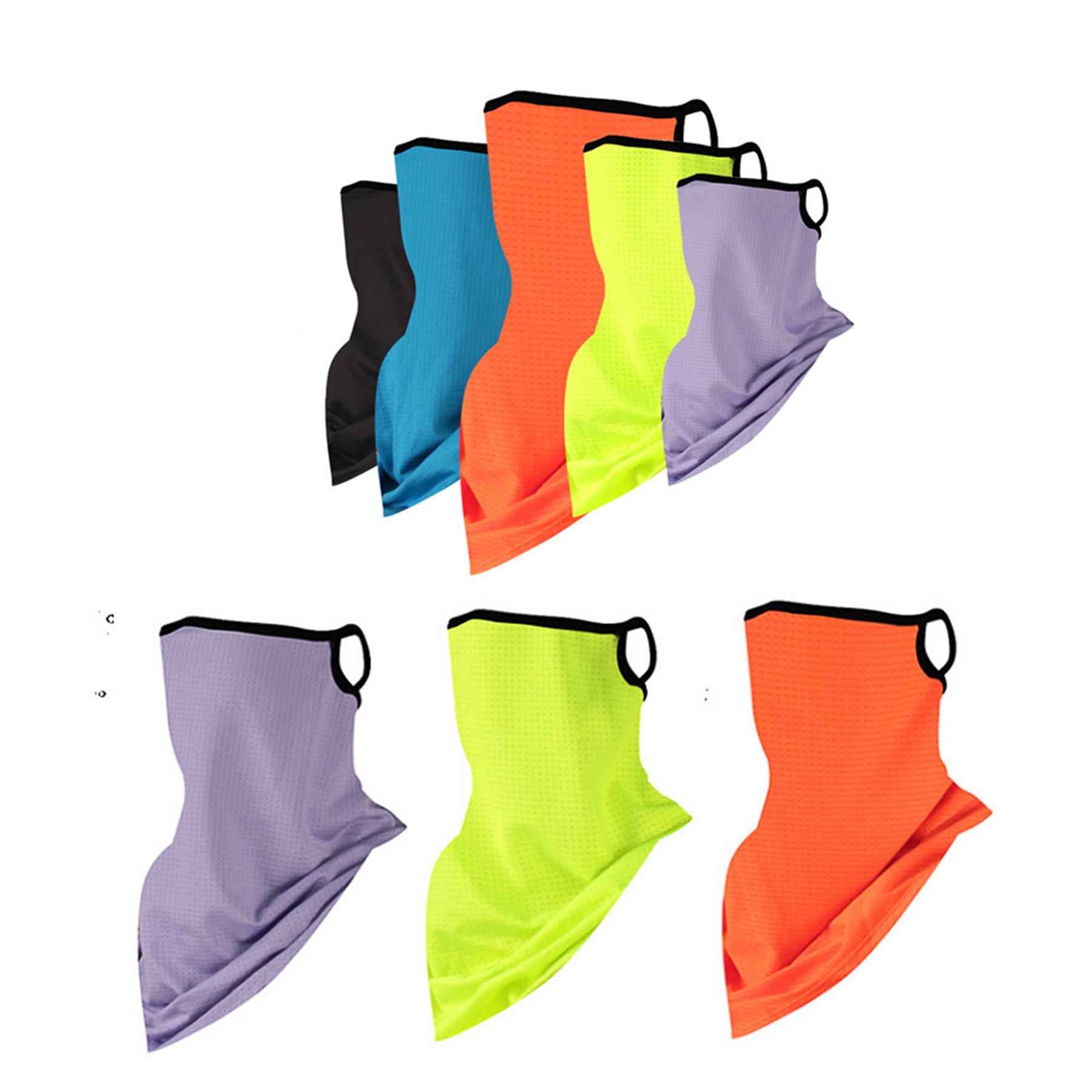 Triangle Face Mask Bandanas With Ear Loops 1