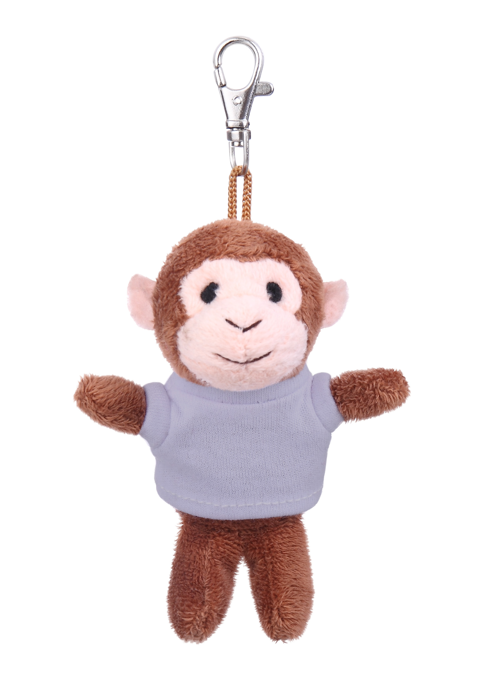 Soft Plush Monkey Keychain with Tee 16