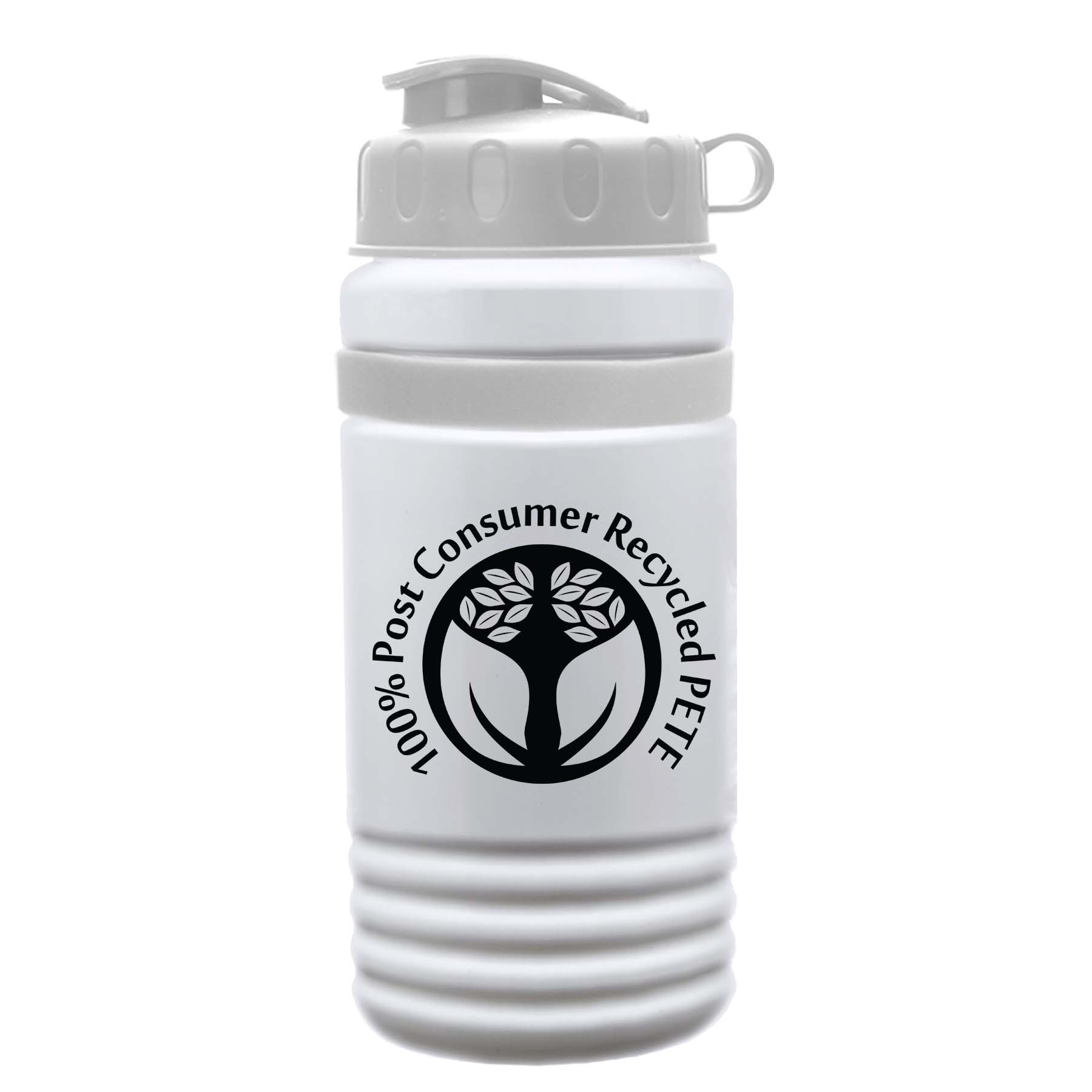 20 oz. UpCycle rPET Bottle With Flip and Grip Band 16