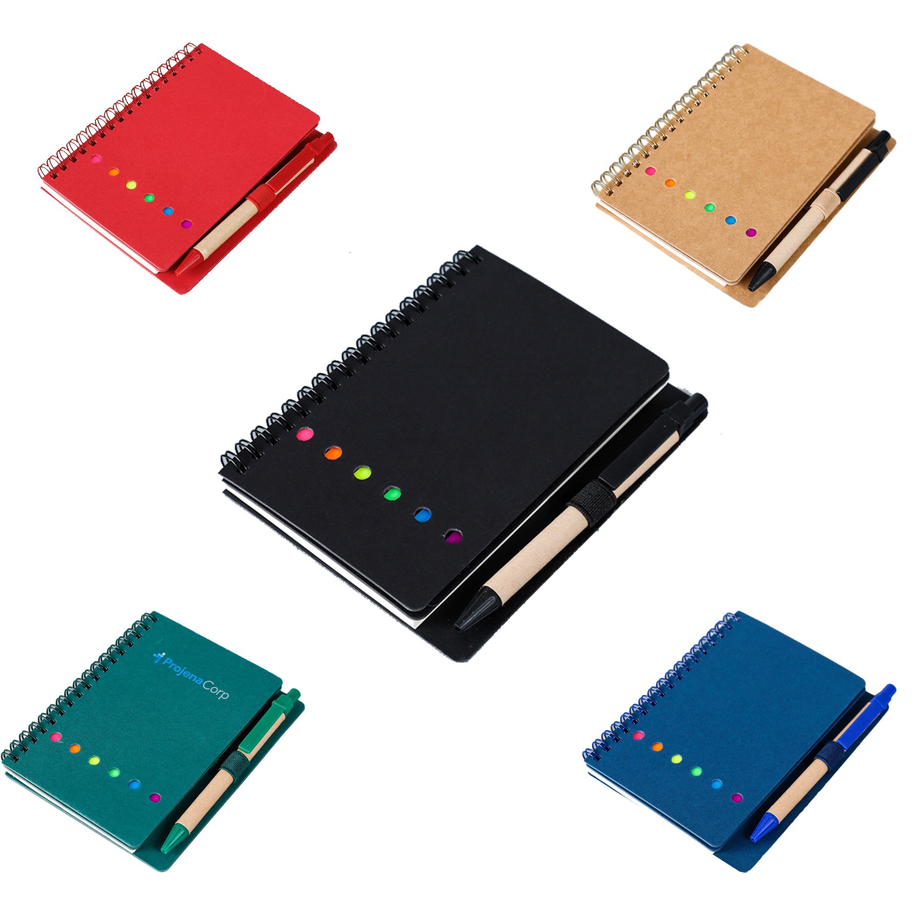 Notebook With Sticky Note And Pen 2
