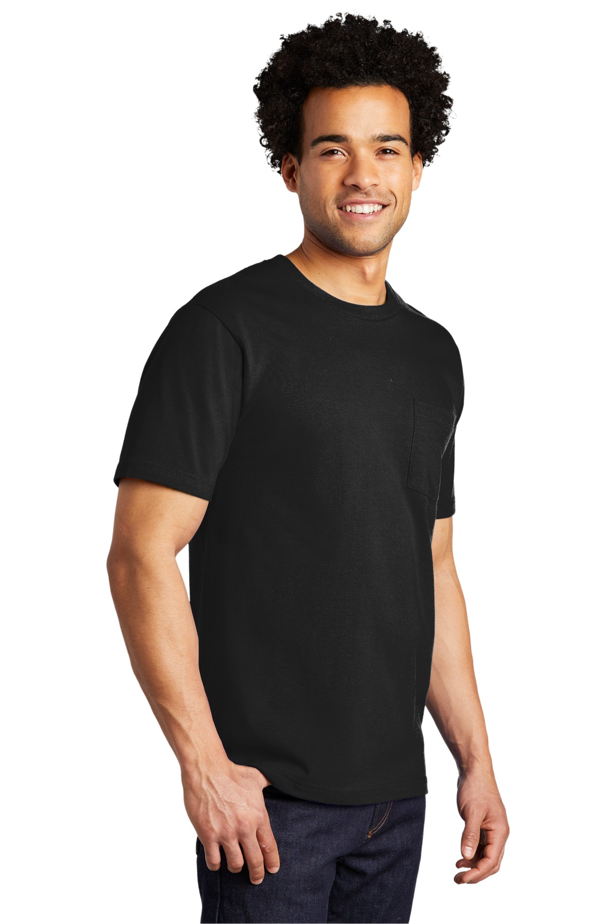 Port & Co Bouncer Pocket Tee PC600P 18