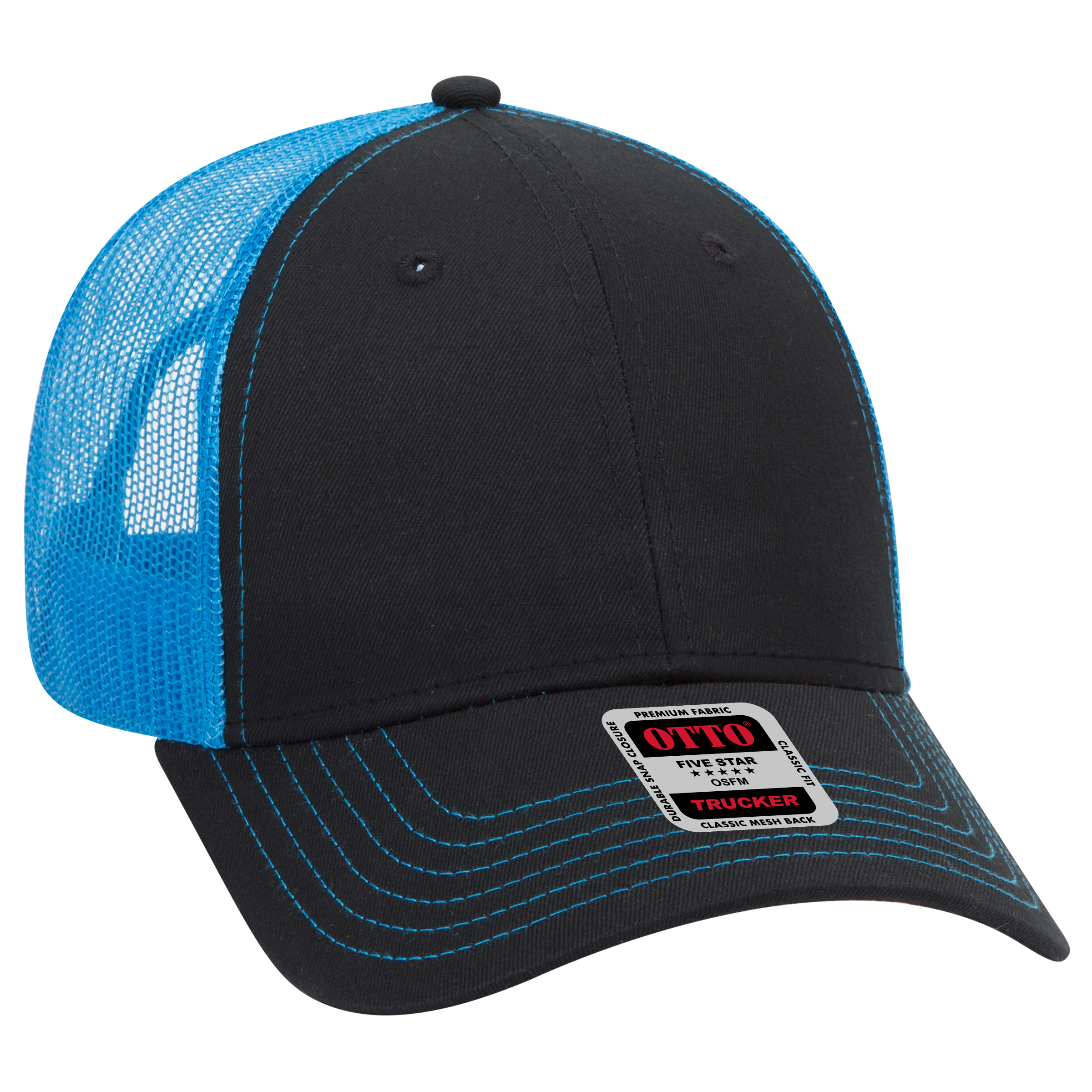 OTTO CAP® 6 Panel Low Profile Mesh Back Trucker Hat 137