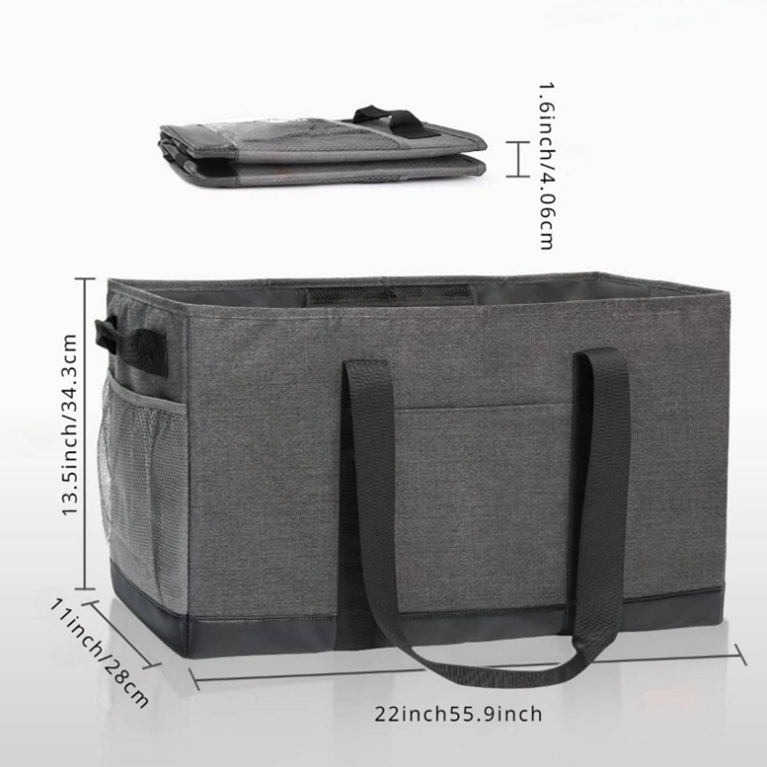 50L Large Capacity Utility Tote Bag - Reusable & Foldable 6