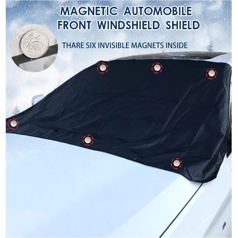 Snow Shield Magnetic Windshield Cover 3