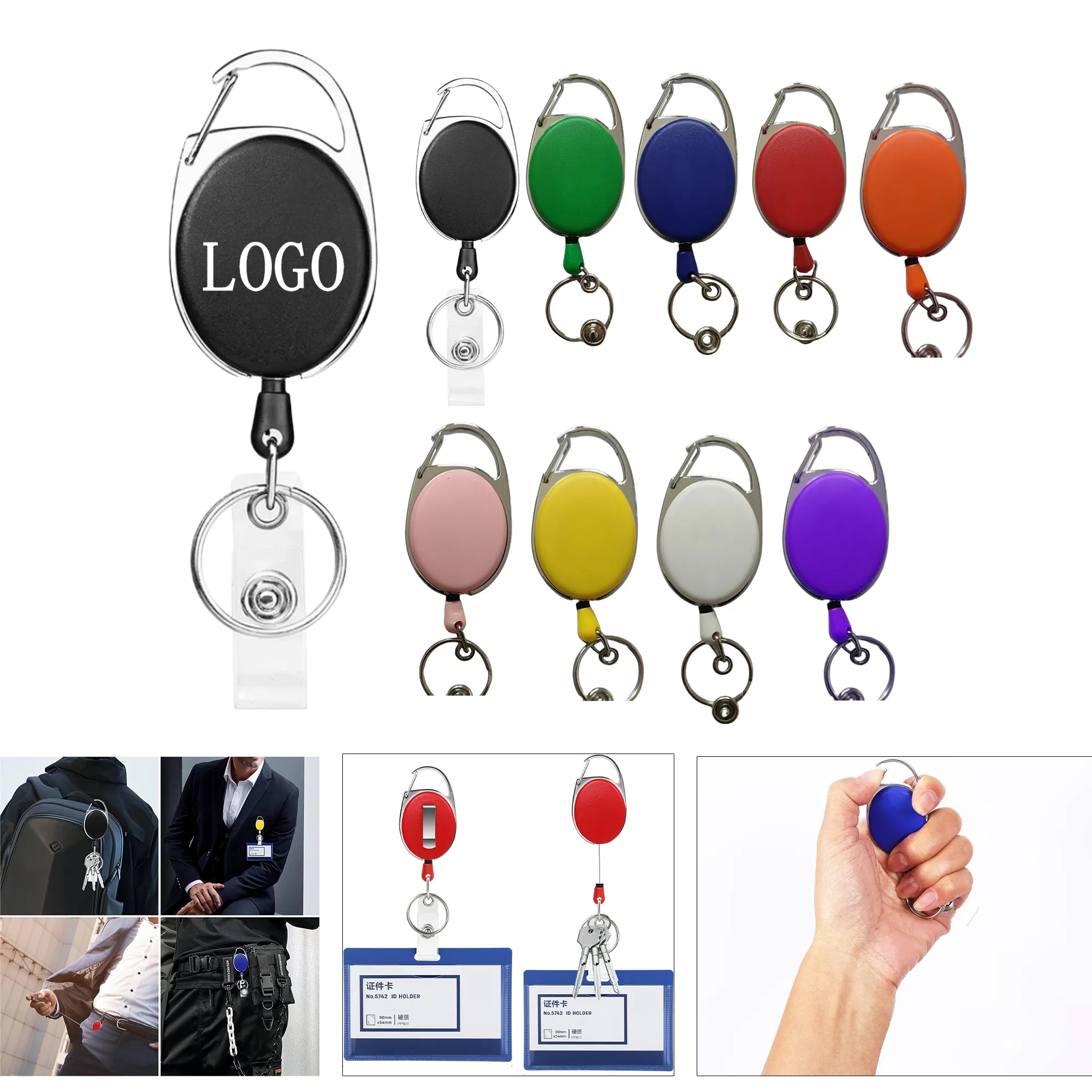 Durable Easy Pull Telescopic ID Buckle 10