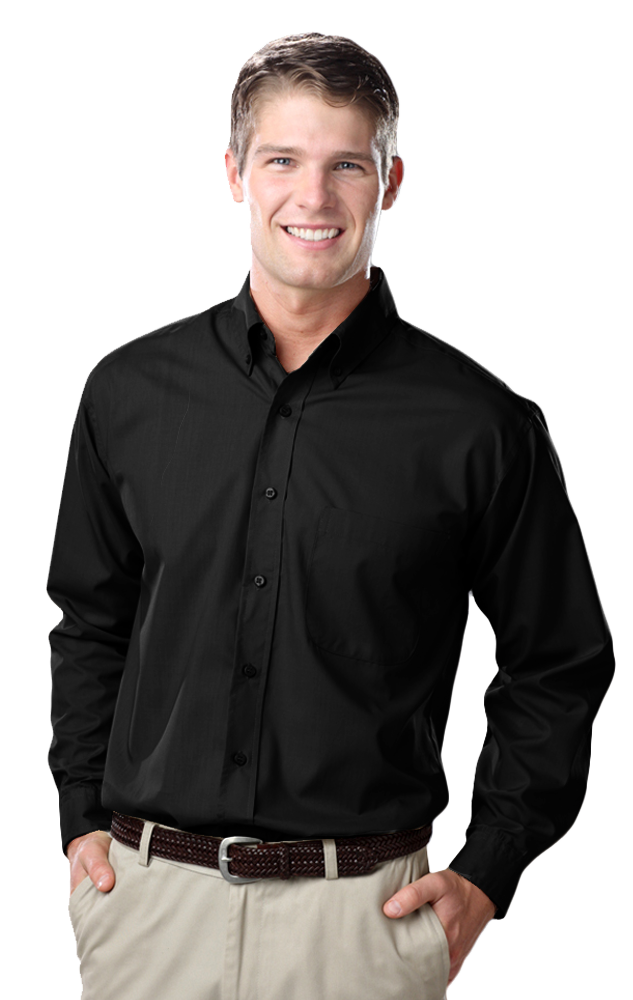 Men's L/S Value Poplin Shirt 10