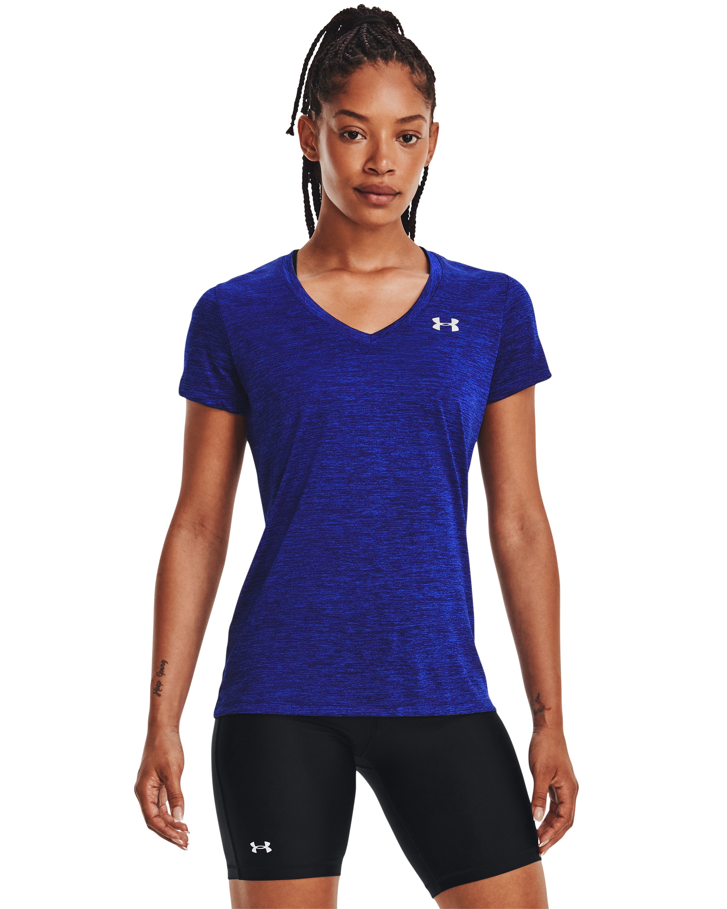 UA Tech Twist Women's V-Neck Short Sleeve 41