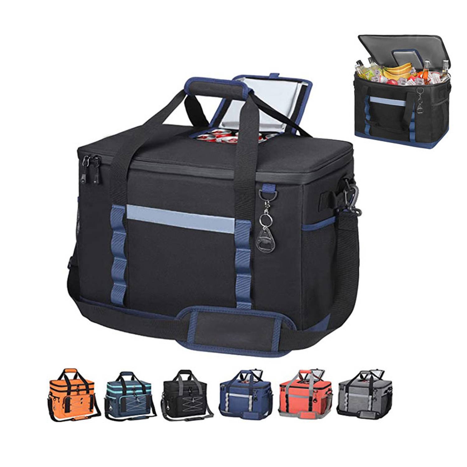 20L Large Capacity Portable Insulated Cooler Bag 3