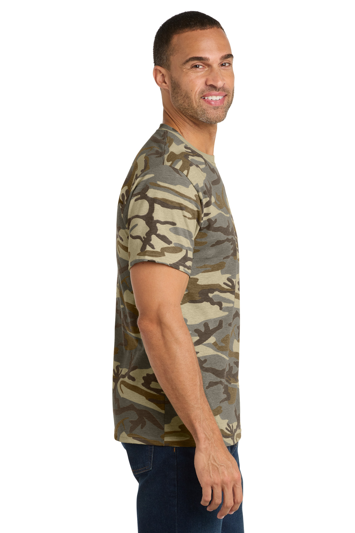 Port & Co Core Cotton Camo Tee. PC54C 40