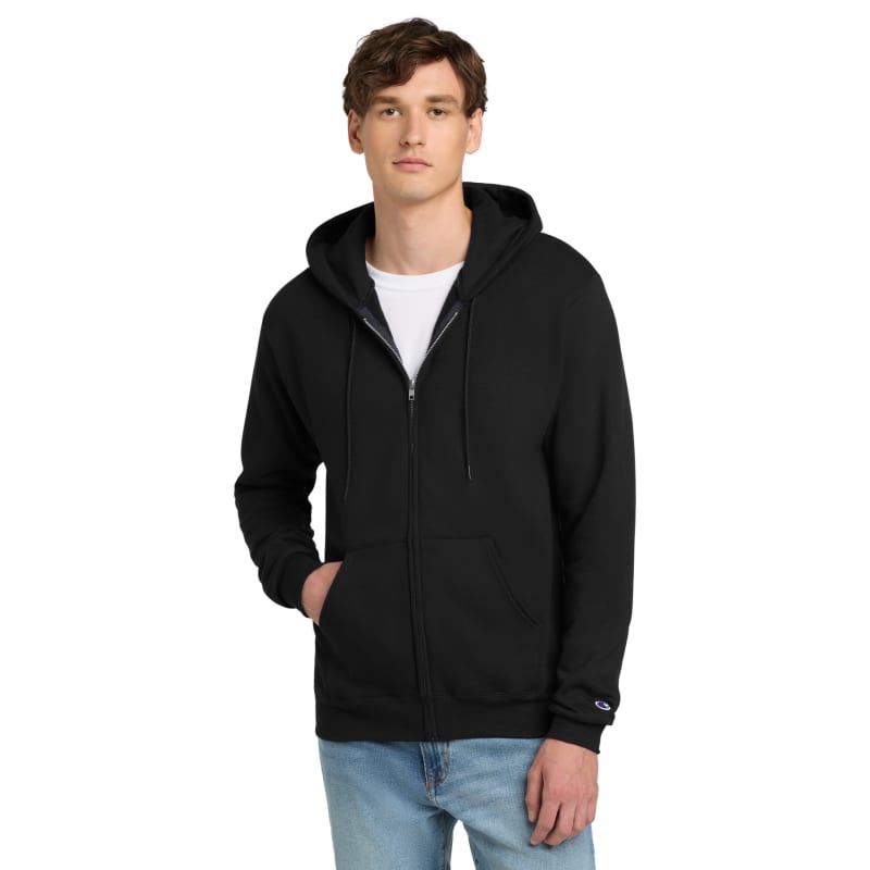 Champion Powerblend Full-Zip Hoodie. 5