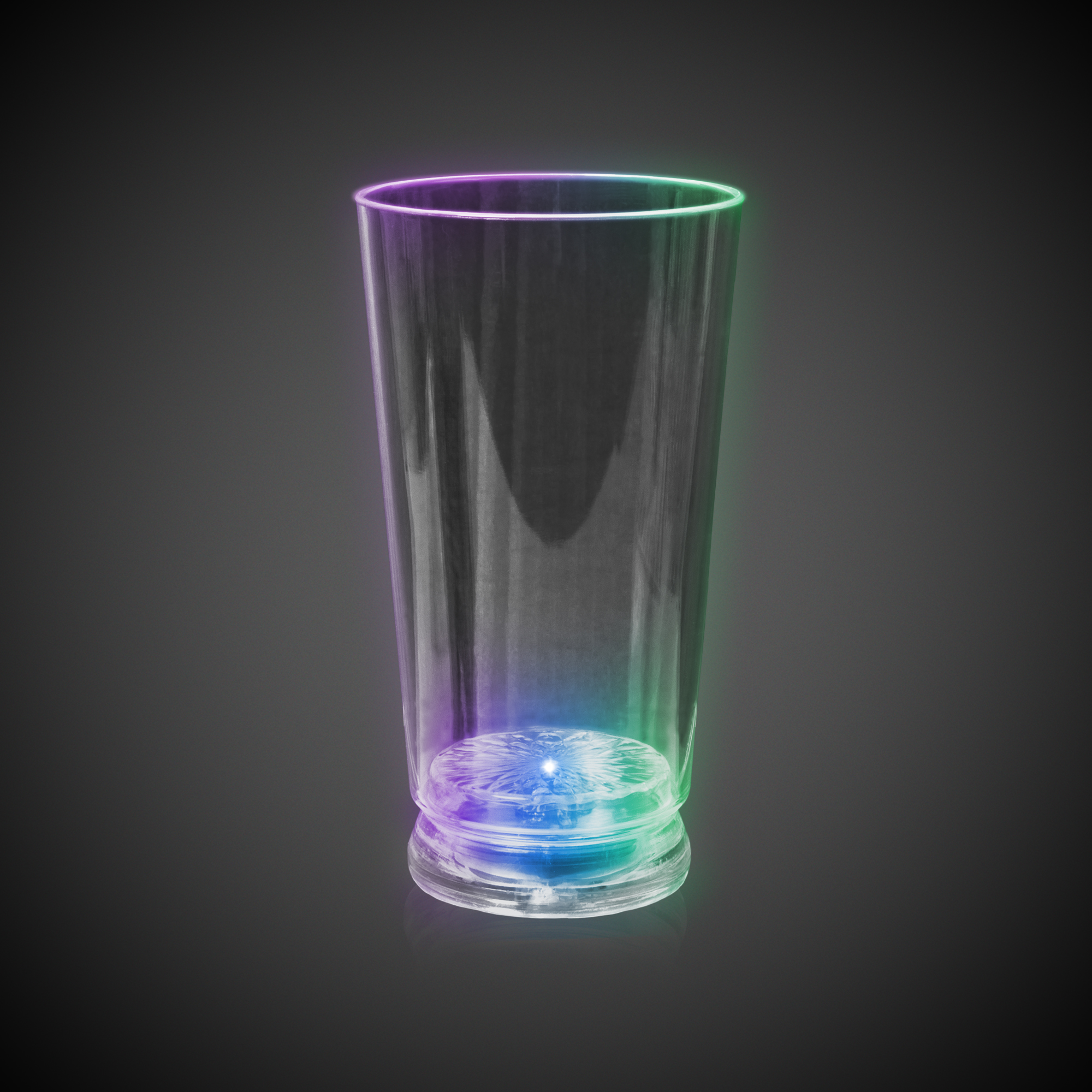 Red Green & Blue 16 oz. Light Up LED Pint Glass 3
