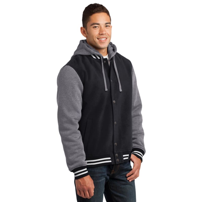 Sport-Tek Insulated Letterman Jacket. 5