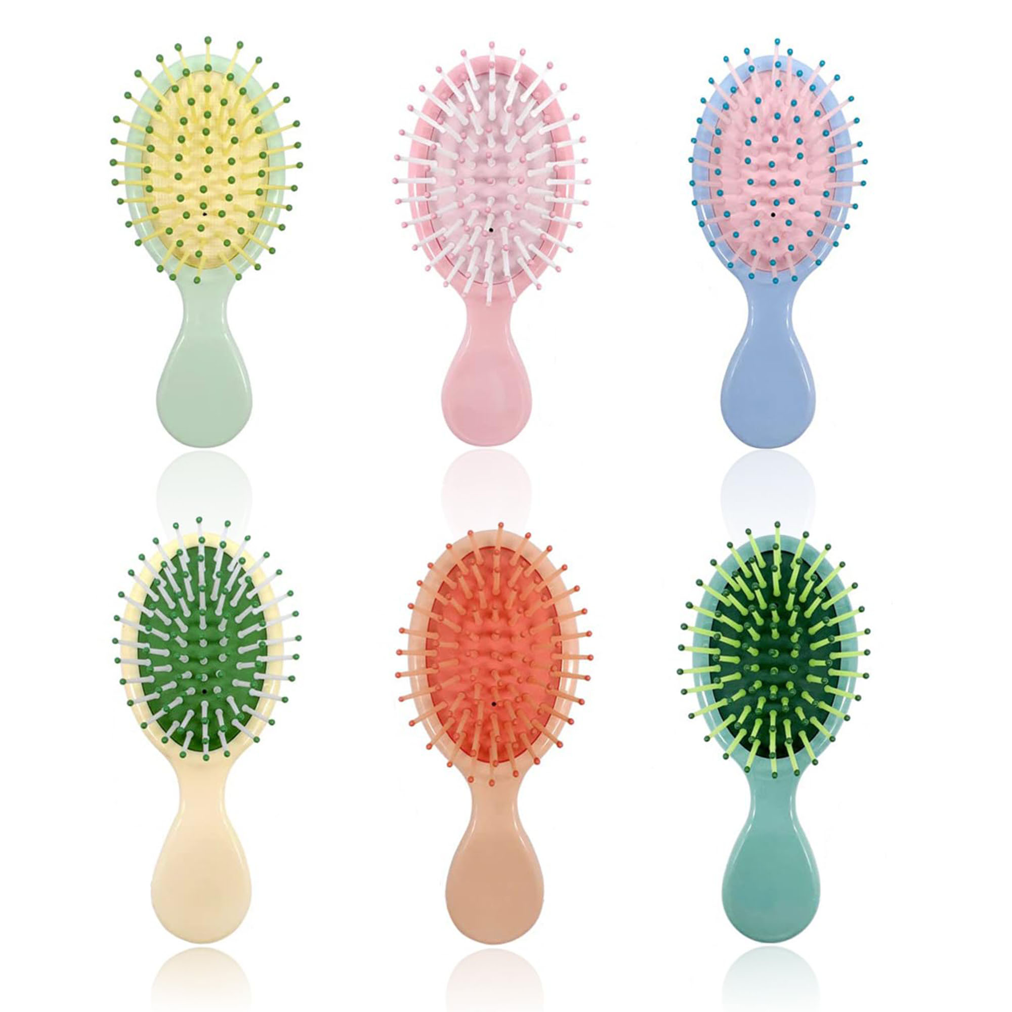 Mini Wet Hair Brush Travel Detangling Brush for Most Hair Types 2