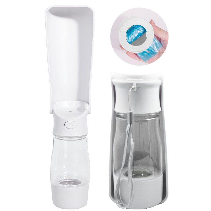 Double-layer Portable Pet Folding Drinker / Food Storage 8