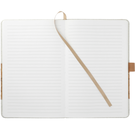 FSC® Mix 5.5" x 8.5" Recycled Cotton Cork Notebook 38