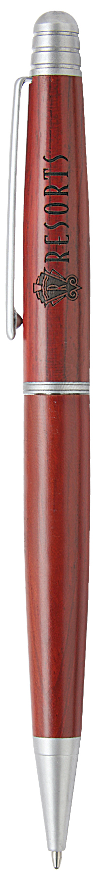 Premade Wooden Pen Set - Wood Box with Ballpoint Pen & Lead Pencil 3