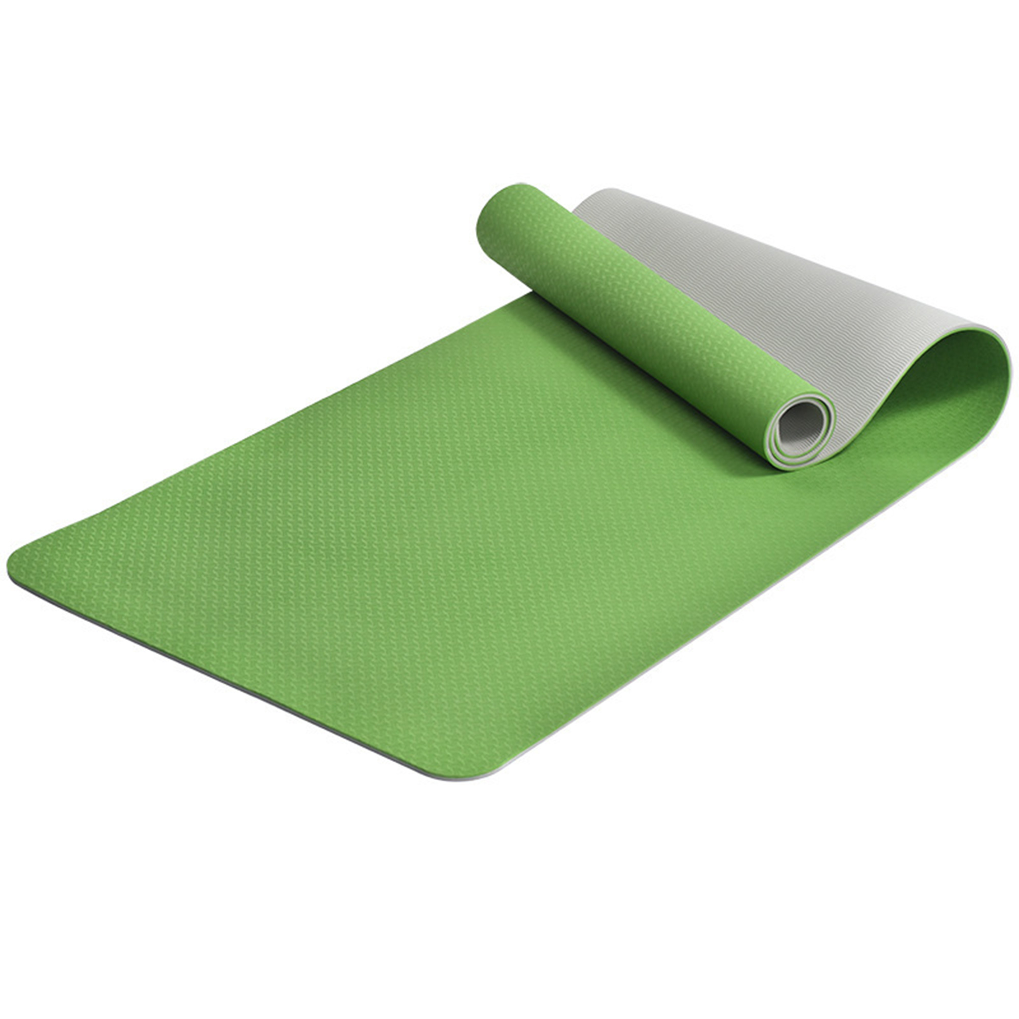 MOQ12 Dual Color TPE Yoga Mat Portable Fitness Pad 8