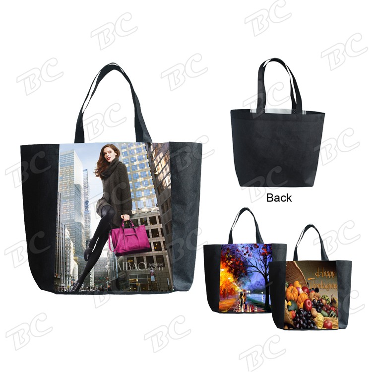80 gsm PET Dye Sub Full Color Tote Bag 3