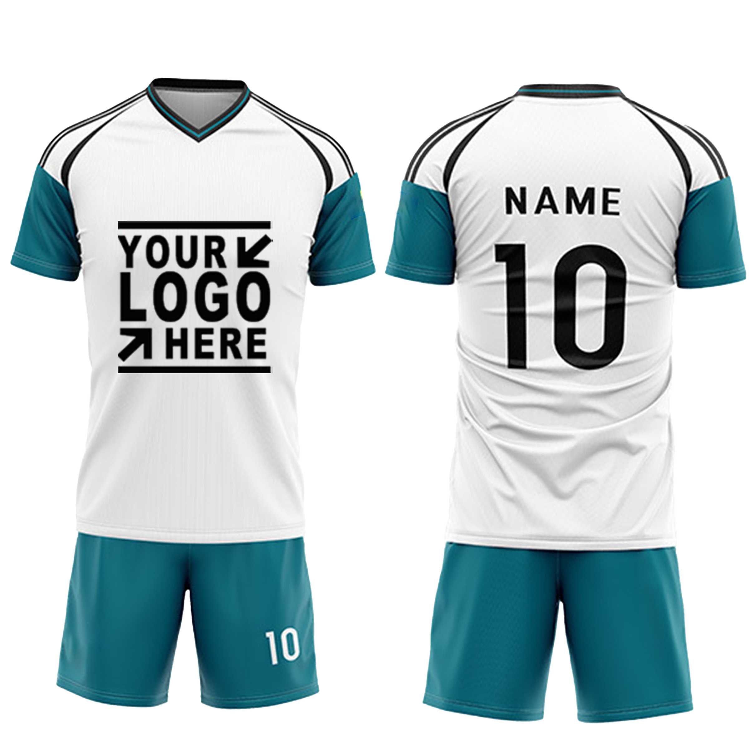 Unisex Polyester Sublimation Soccer Jersey 2