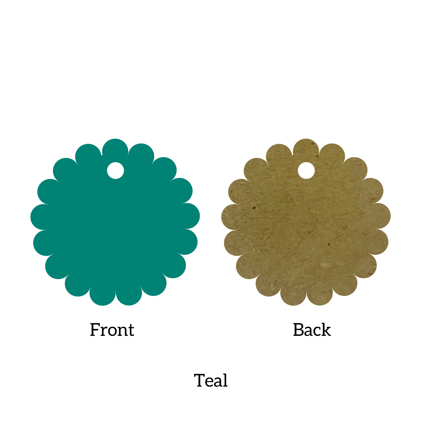 Free Shipping Solid Color Christmas Ornament - Flower 3