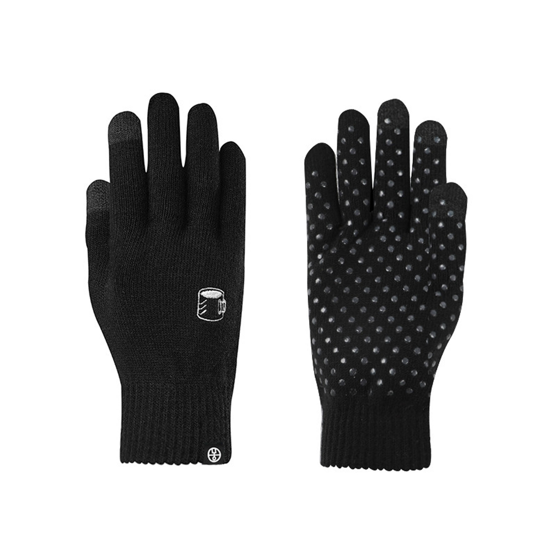 Anti-Slip Embroidered Knit Gloves 4