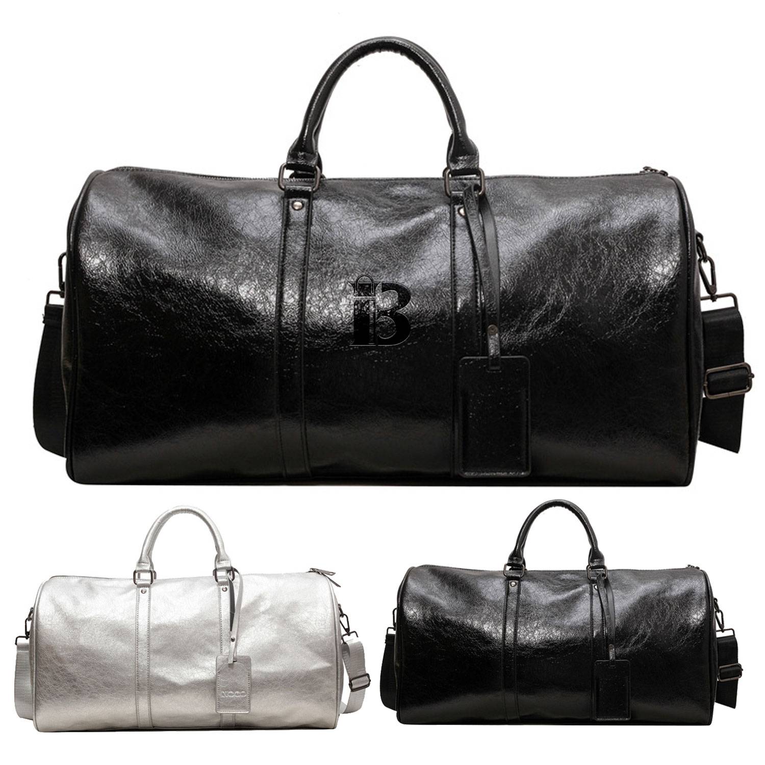 Large Capacity Travel Fashionable PU Luggage Bag 2
