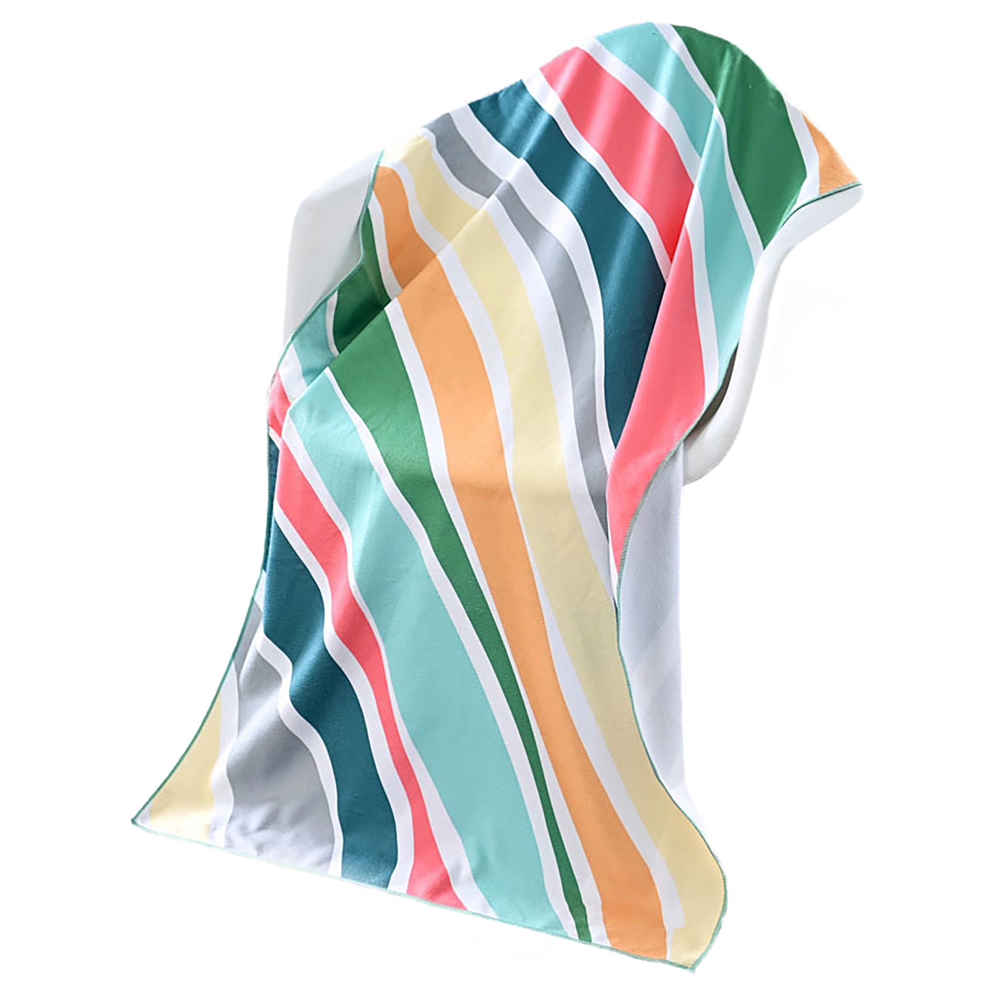 MOQ 50pcs 28" x 60" Super Absorbent Microfiber Beach Towel 8