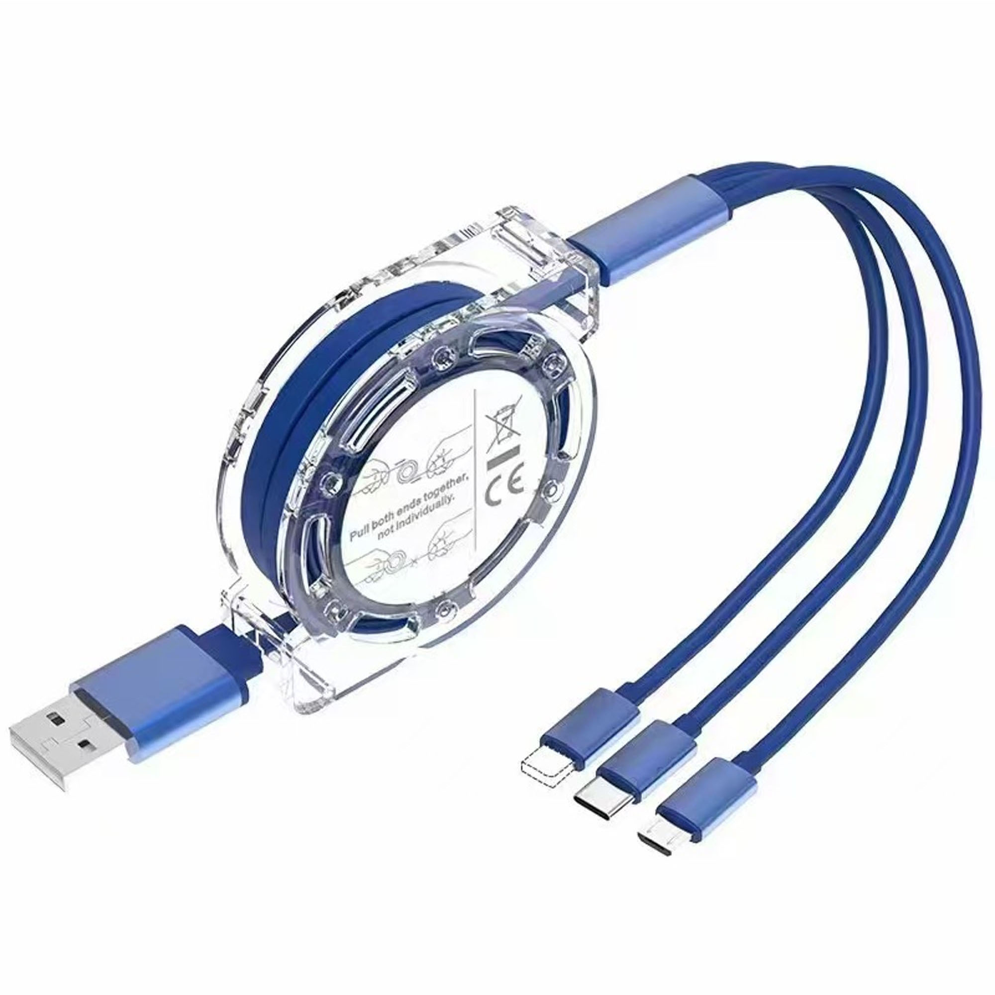 Universal 3-in-1 USB Charger with High-Speed Data Transfer 1