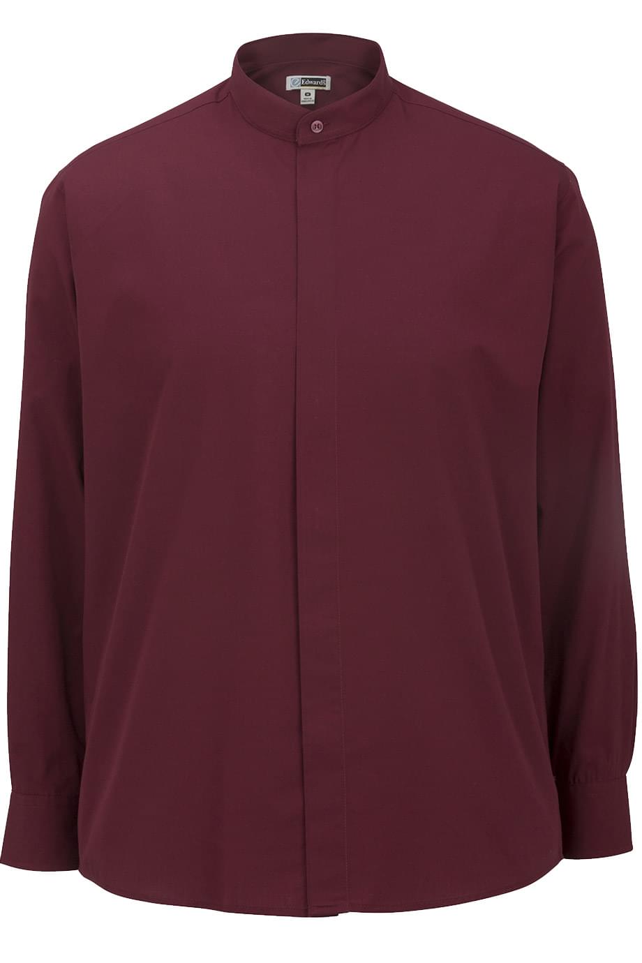 Banded Collar Mens Shirt 2