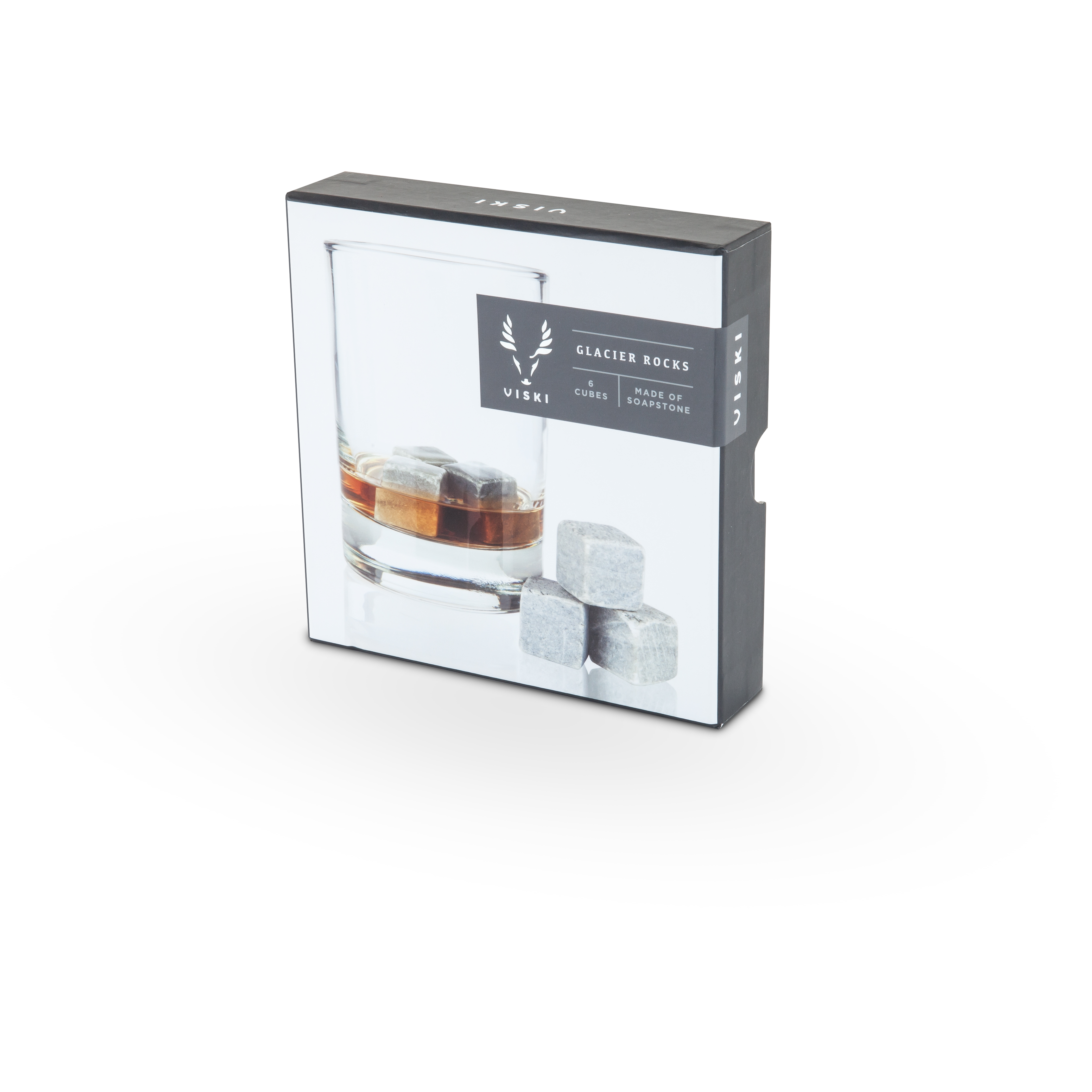 Viski® Glacier Rocks® Soapstone Cubes 6