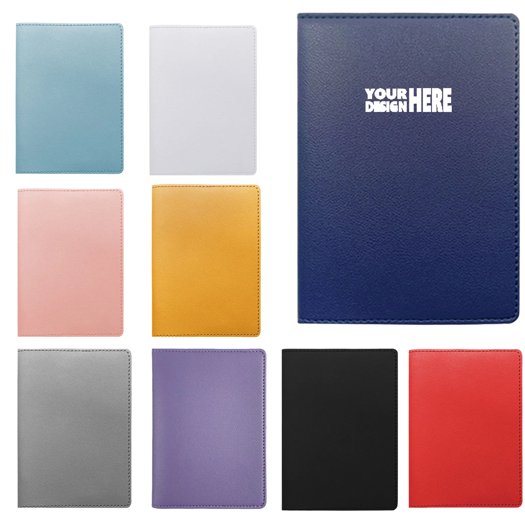 PU Leather Card Holder Passport Case