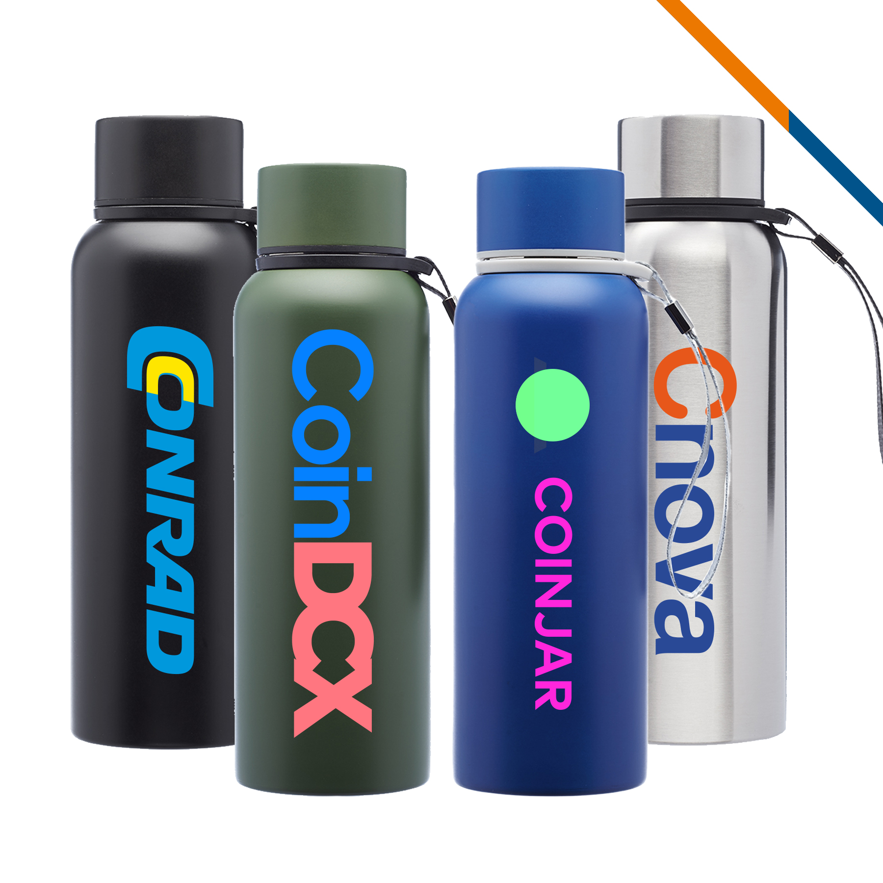 Linro Stainless Steel Vacuum Bottle - 17 OZ. 2