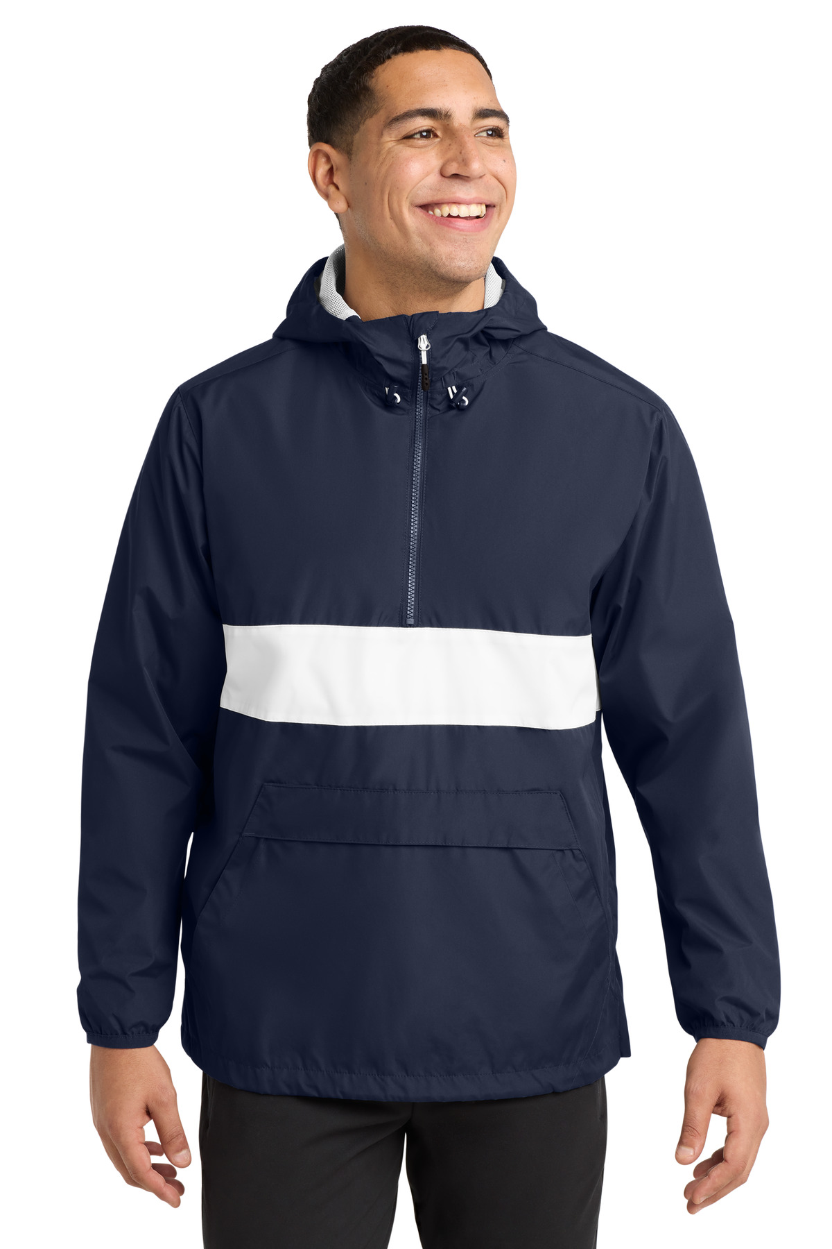 Sport-Tek Zipped Pocket Anorak. JST65 6