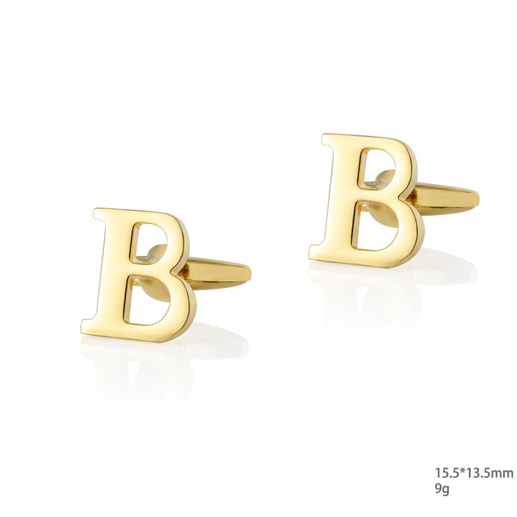 Alphabet Letters Cuff Links 3