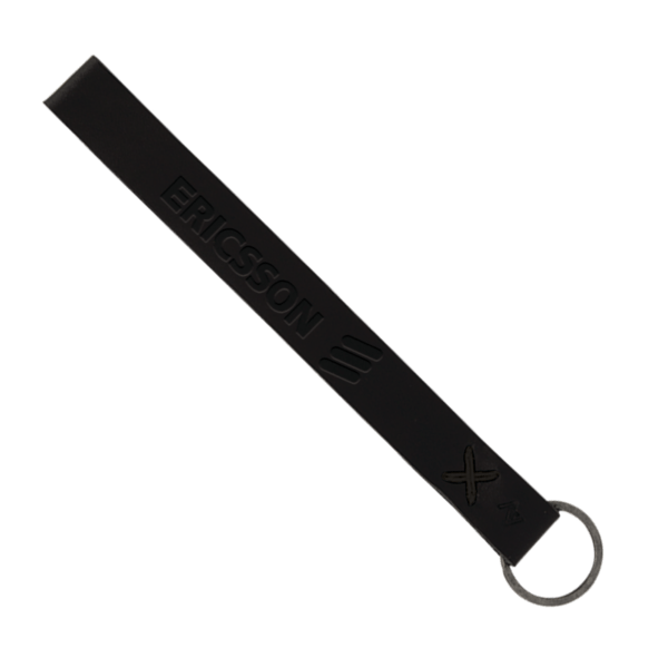 Hayward Leather Wrist Keychain with Metal Split-Ring 55