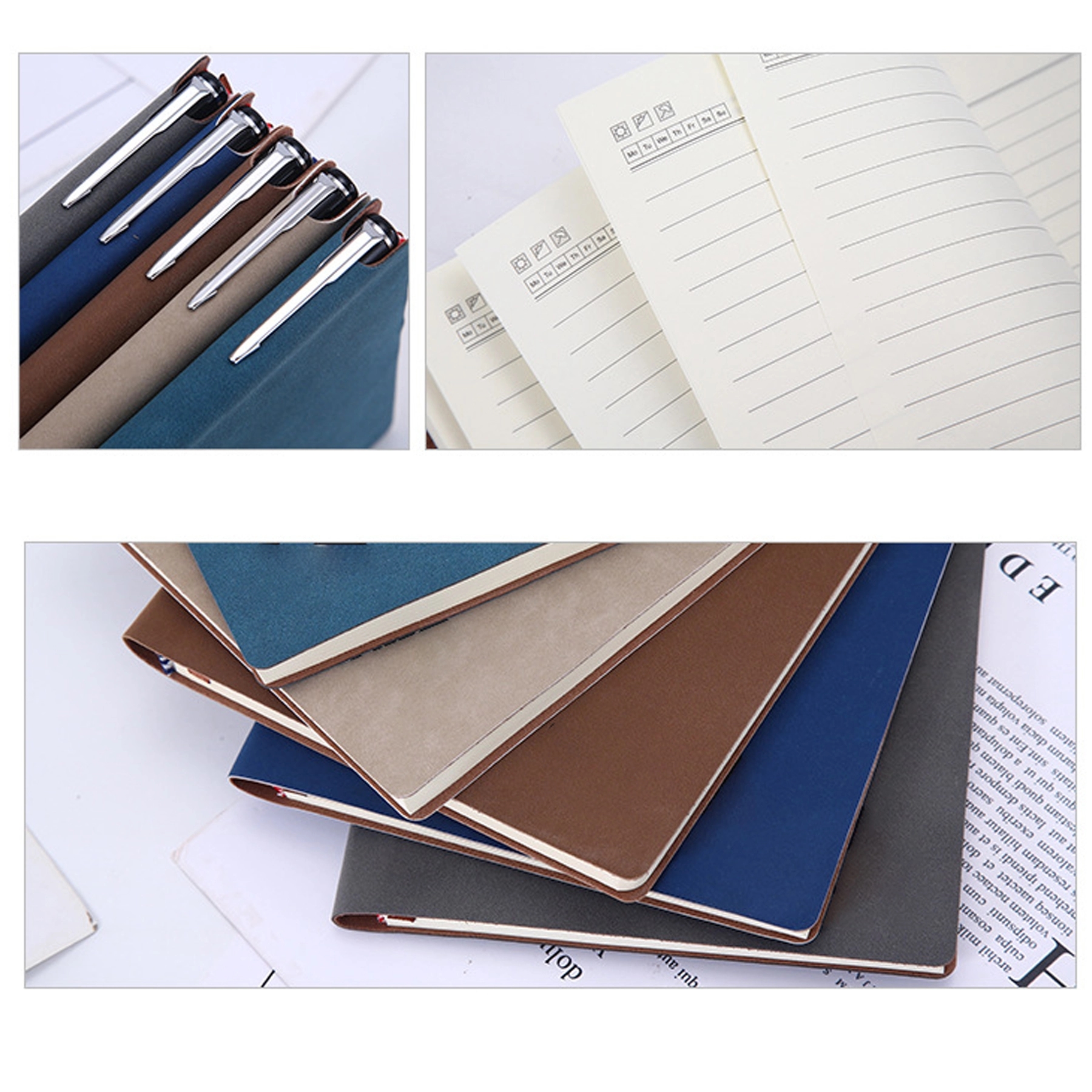 A5 Notebooks and Journals with Soft Leather Cover 8