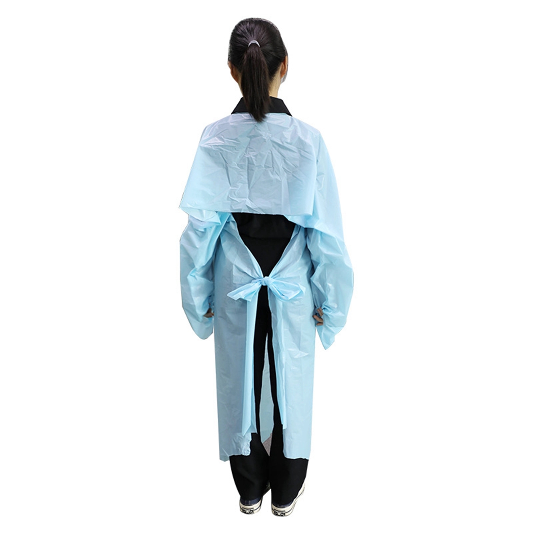 Waterproof Disposable Plastic Isolation CPE Gowns 7