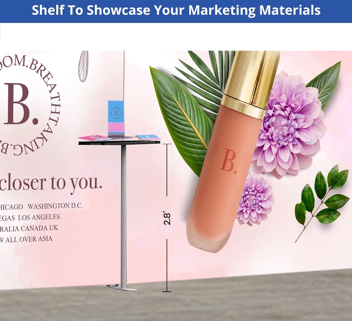 20ft Inline Trade Show Booth - Tension Fabric Display 10