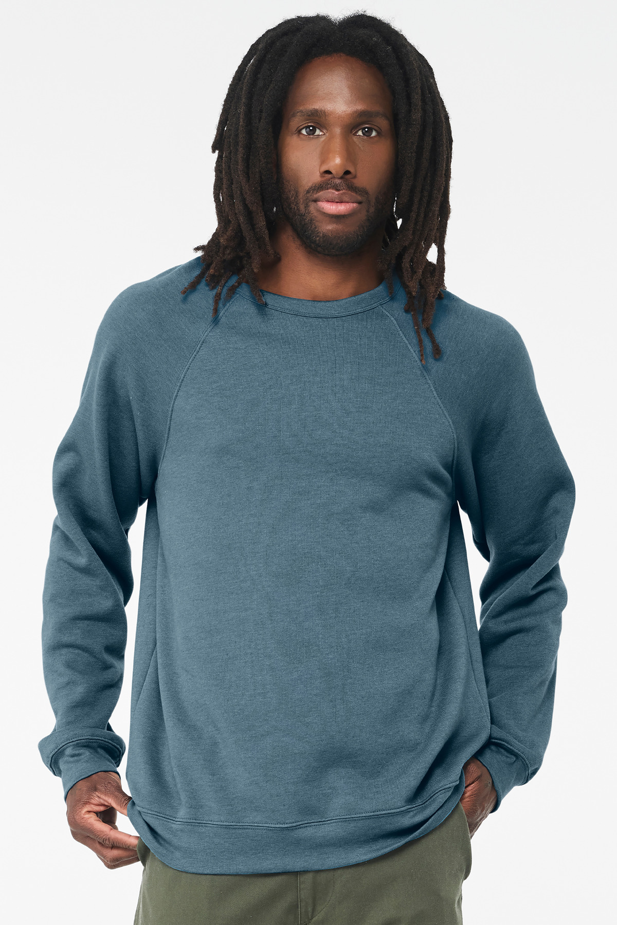 BELLA+CANVAS Unisex Sponge Fleece Raglan Sweatshirt. BC3901 88