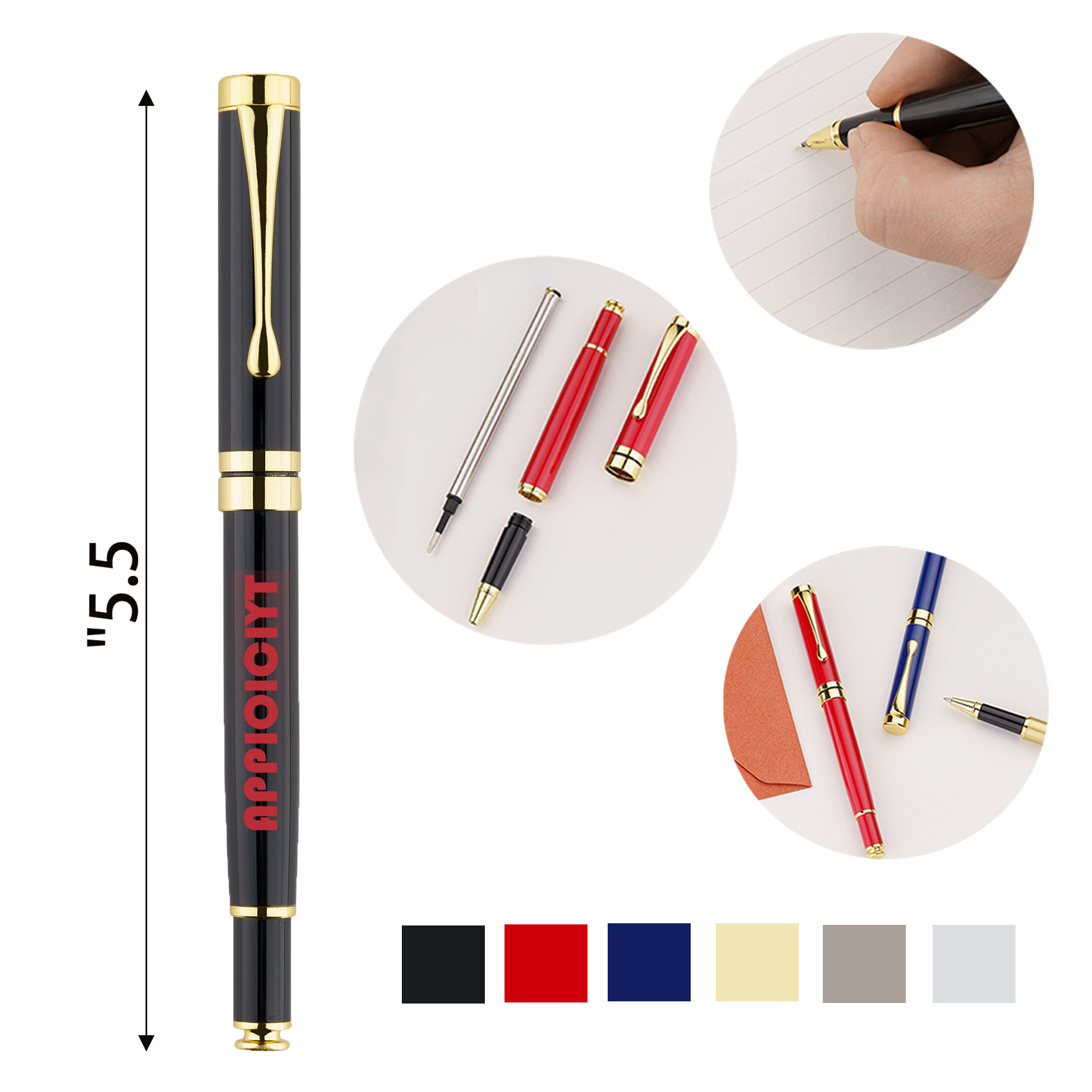 Signature Pen in Steel MOQ 50 3